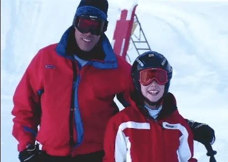 Nicole on a winter ski trip